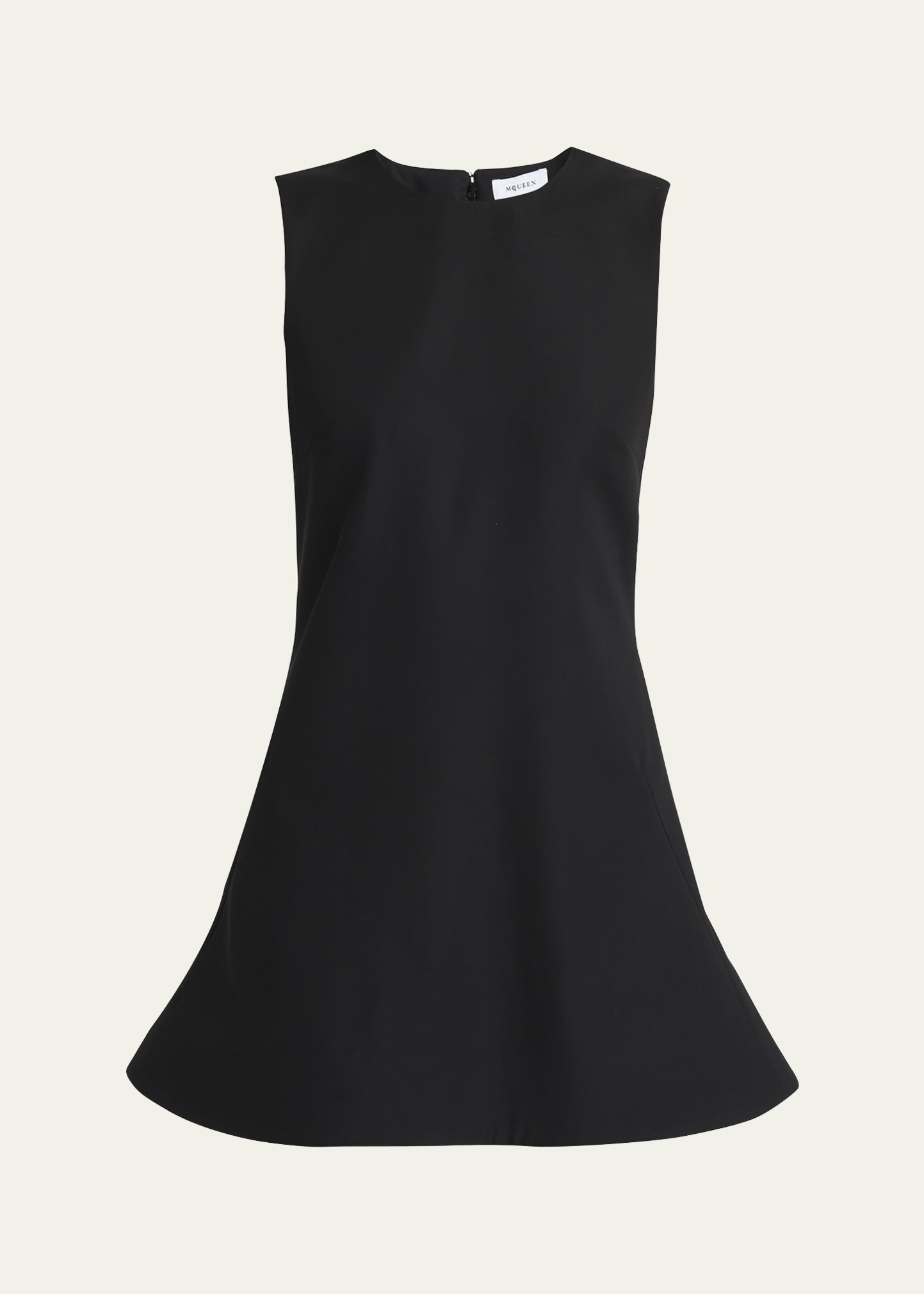 Flared A-Line Sleeveless Mini Dress - 1