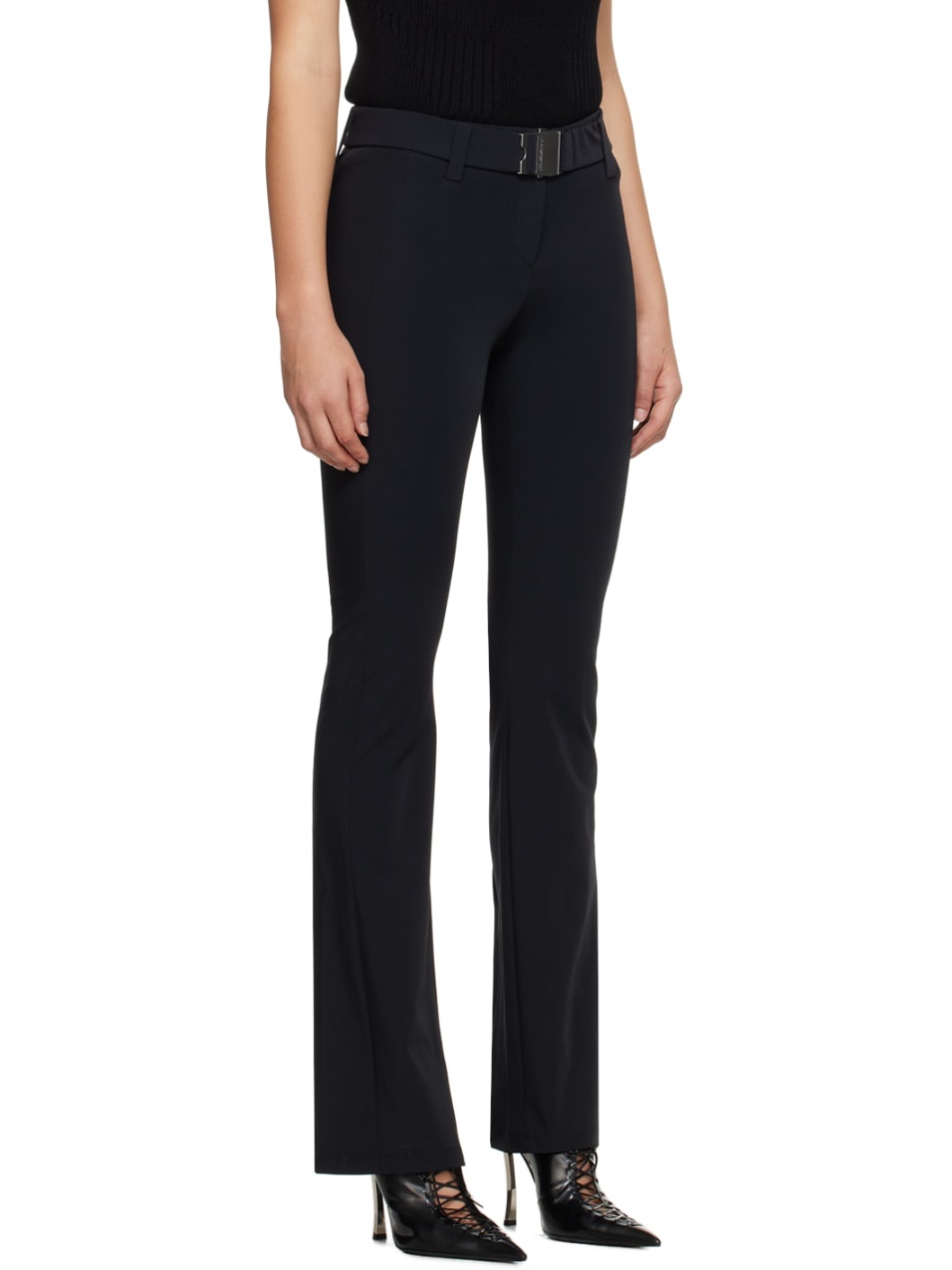 Black Lara Trousers - 2