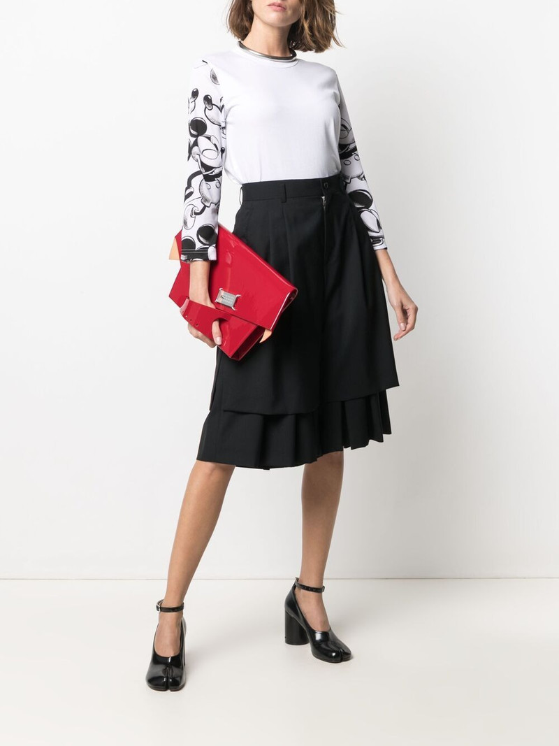Noir Kei Ninomiya ruffle hem culottes outlook
