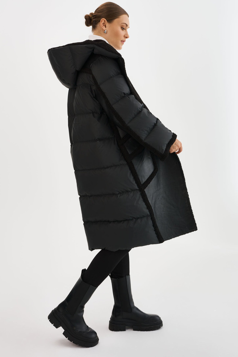 REXANA | Mixed Media Puffer Coat 4