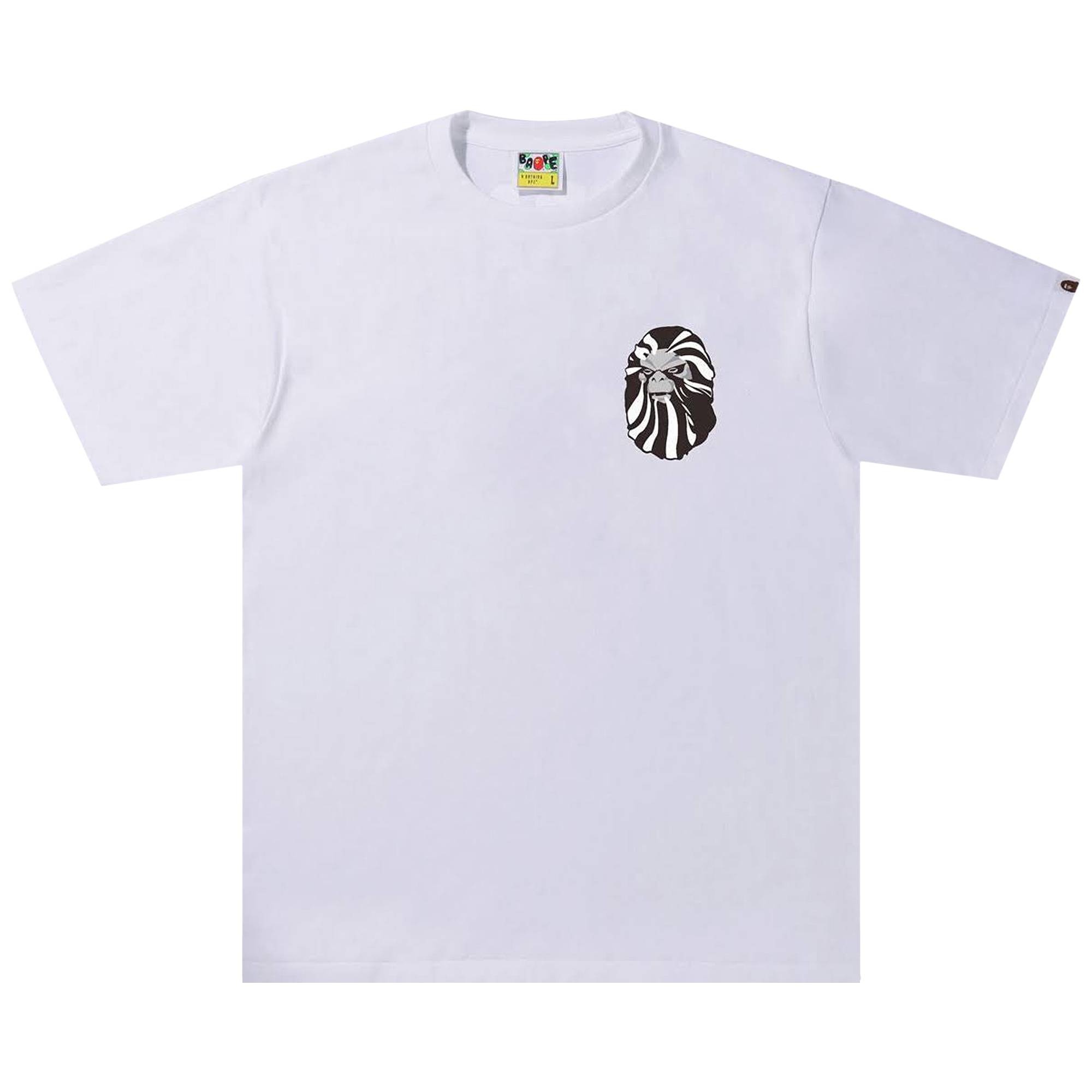 BAPE Ape Head #1 Tee 'White' - 1