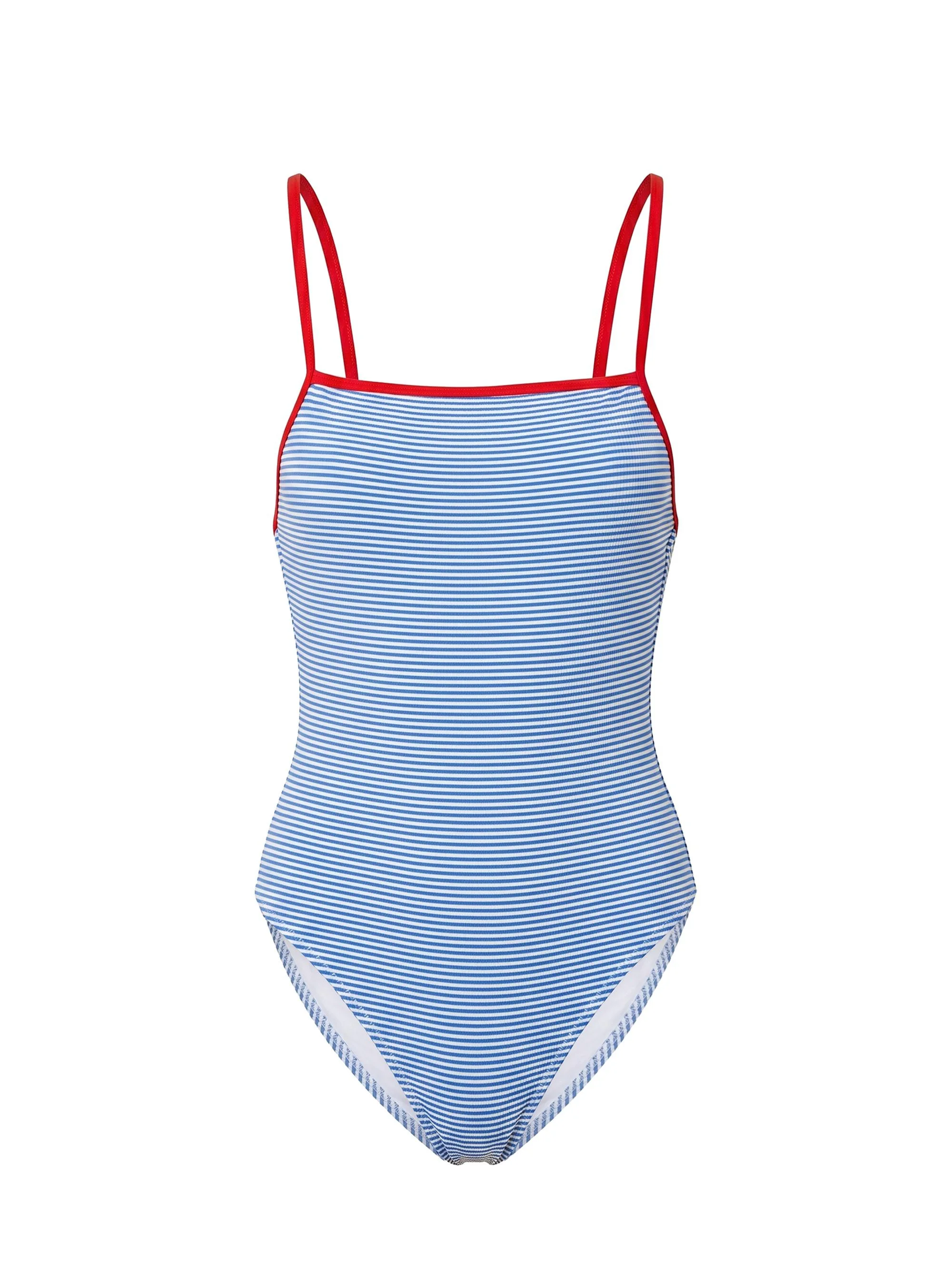 Women's The Renna One-Piece Swimsuit - Marina Blue - 1