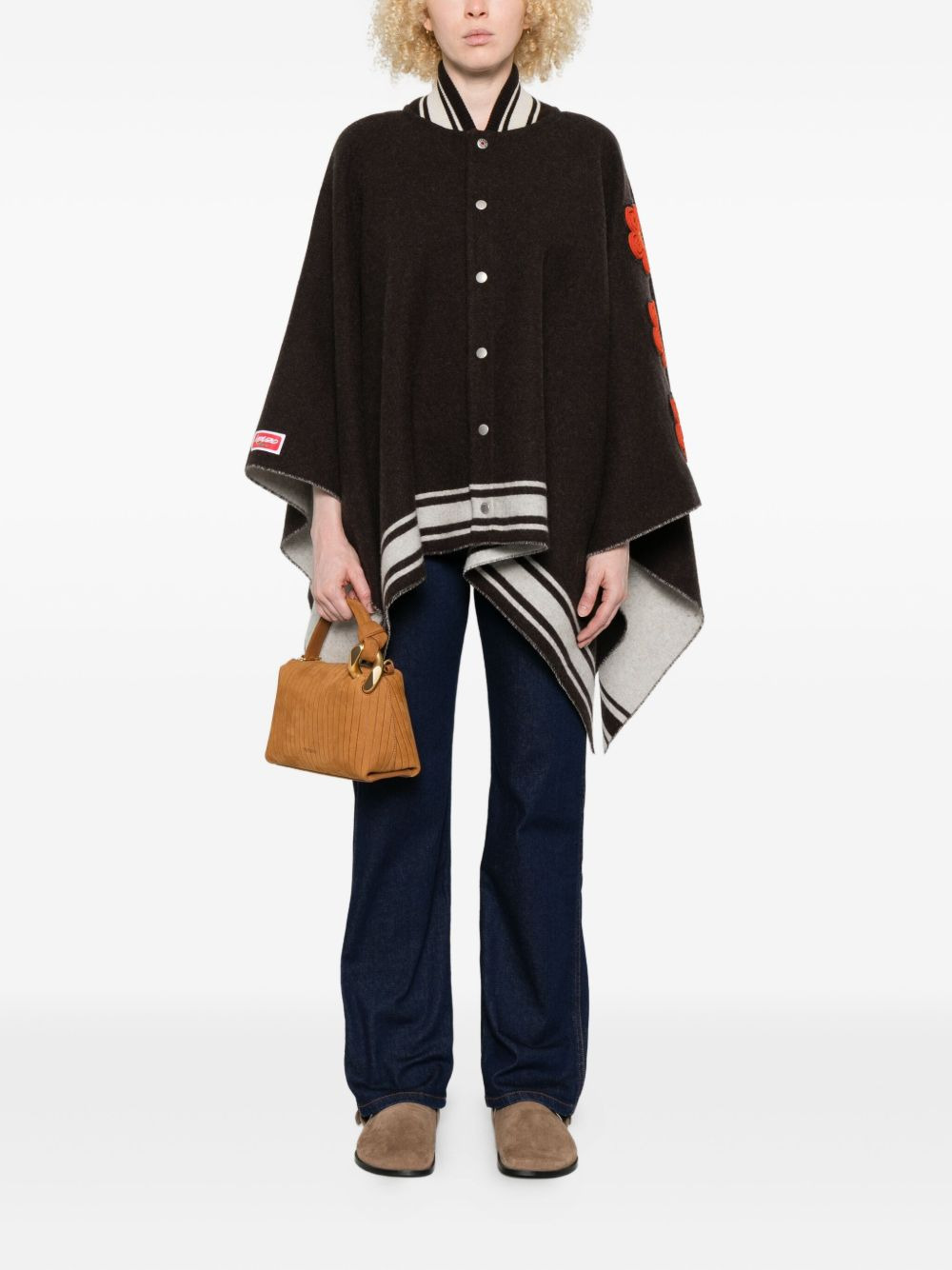 x Futura 2000' wool blend poncho - 2