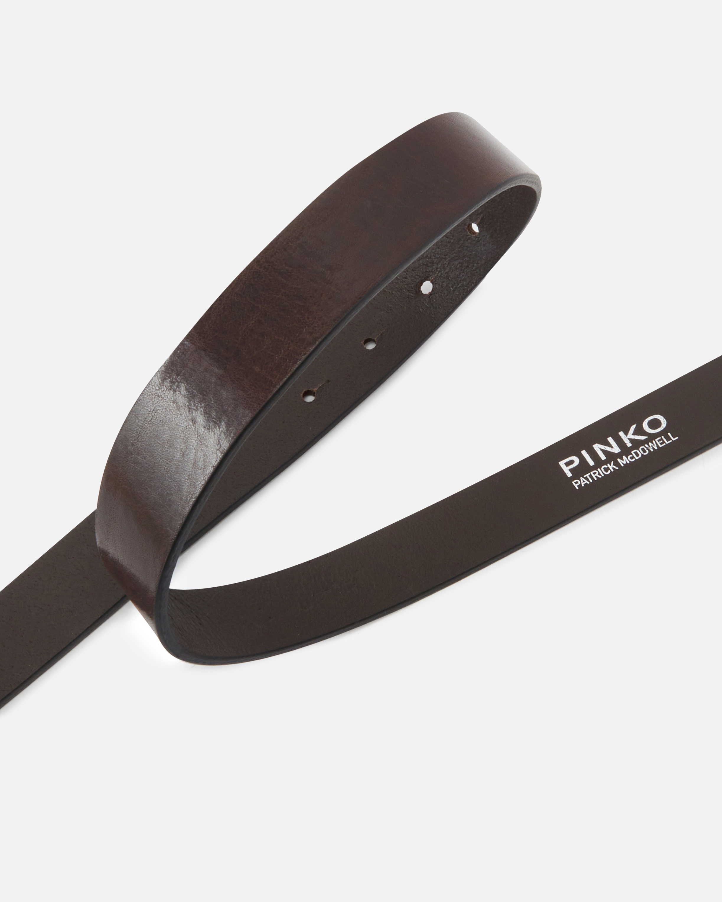 SLIM BELT 2.5 CM WITH GEOMETRIC BUCKLE REIMAGINE PINKO X PATRICK MCDOWELL - 4