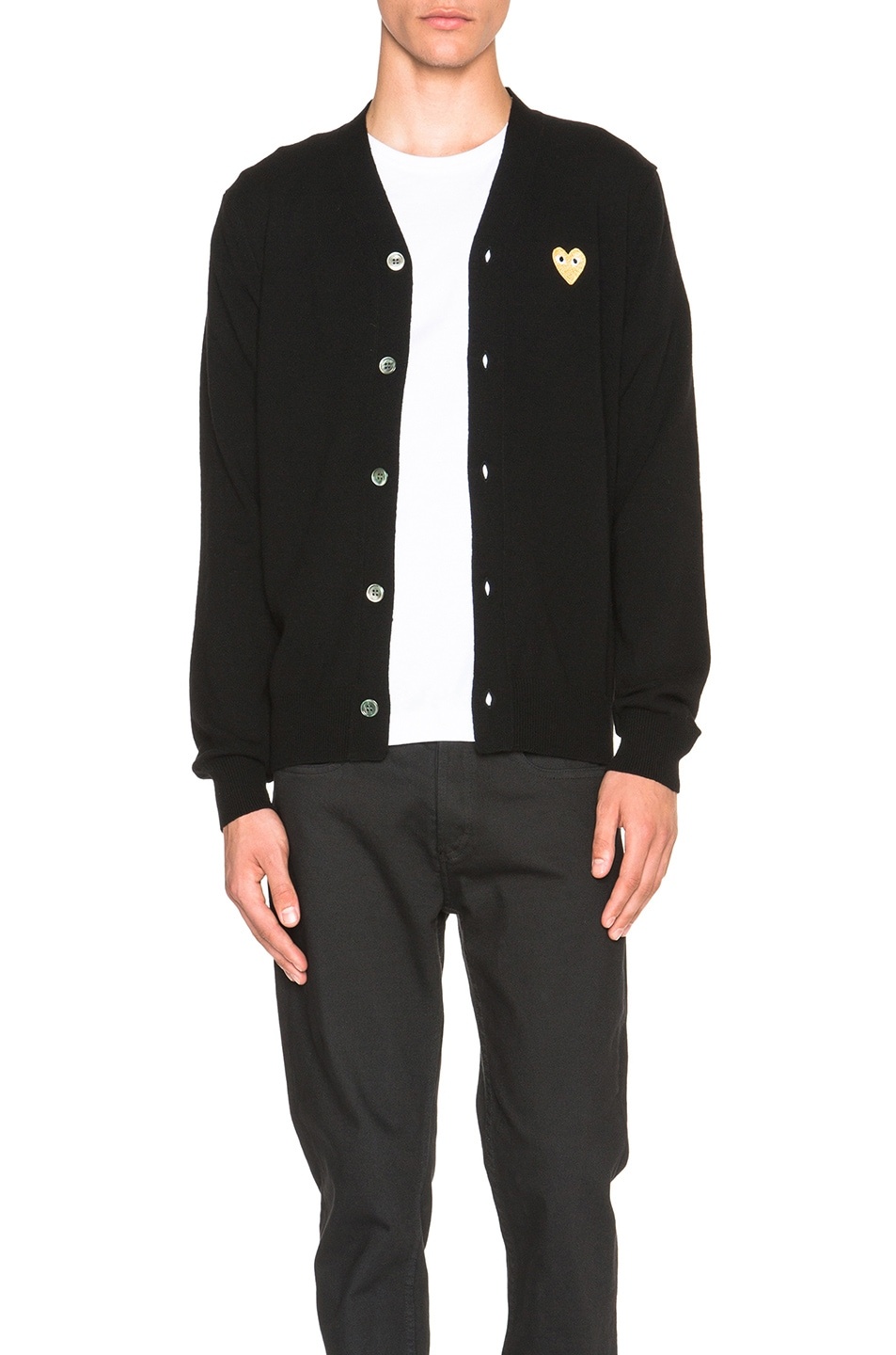 Cardigan with Gold Emblem - 1