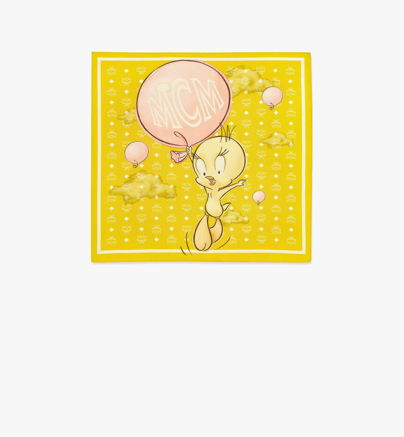 Looney Tunes x MCM  Monogram Print Bandana Scarf 1