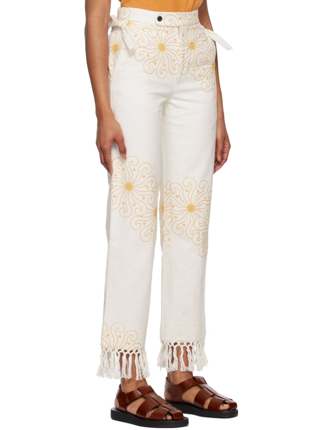 White Soleil Trousers - 2