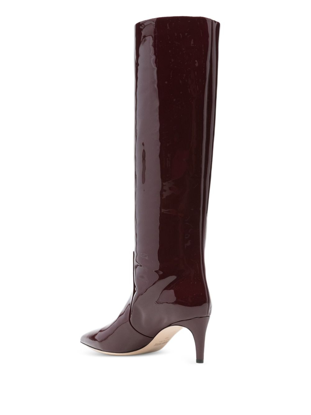60mm patent-leather boots - 3