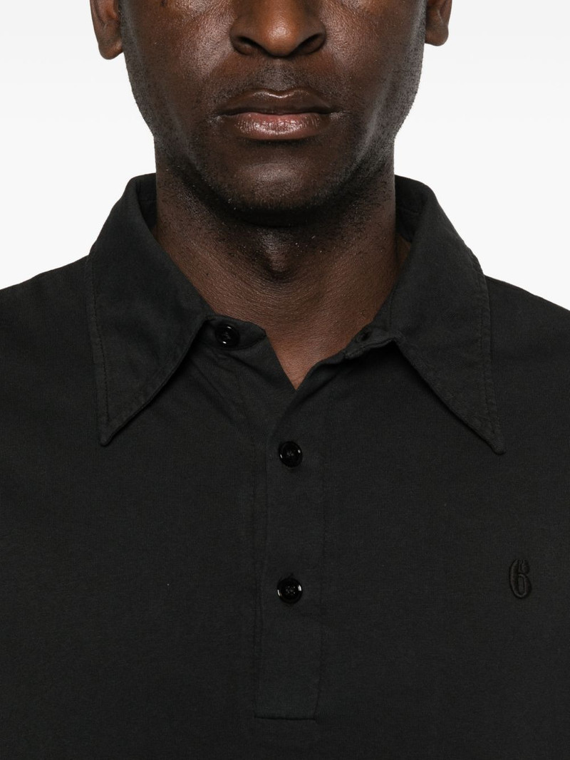 logo-embroidered polo shirt 5
