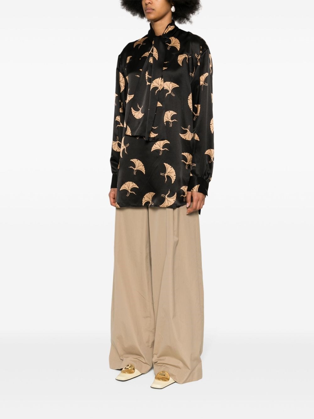 Printed silk shirt - 4