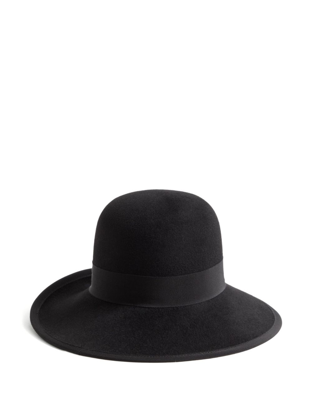 wide-brimmed felt hat - 4