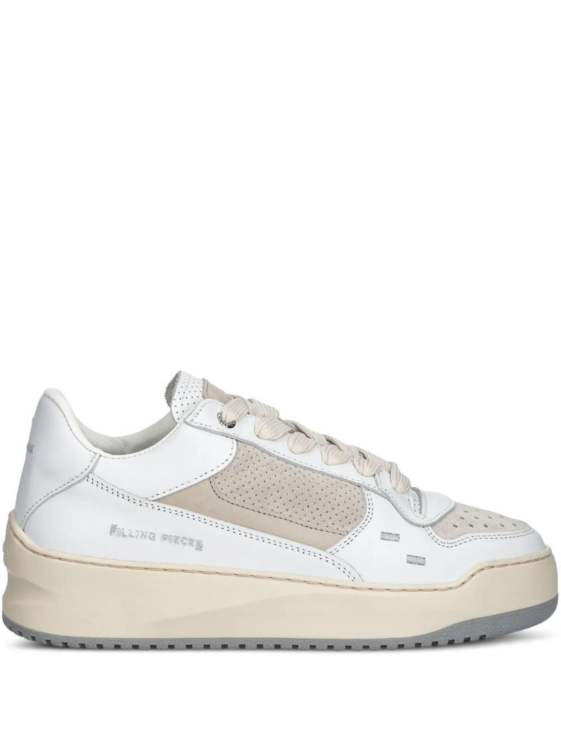 Avenue Pixie perforated leather panel sneakers 1