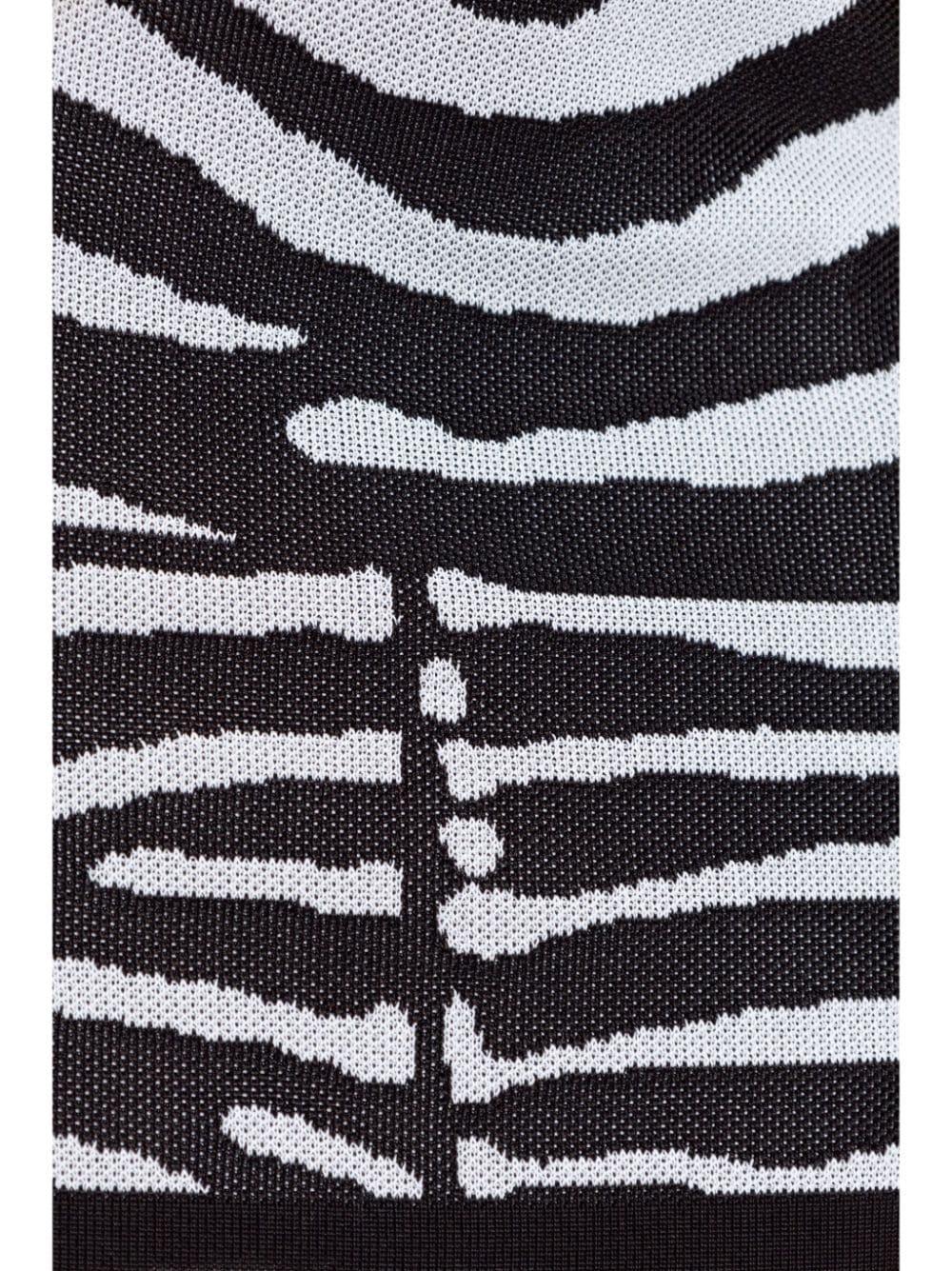 zebra-print cardigan - 5