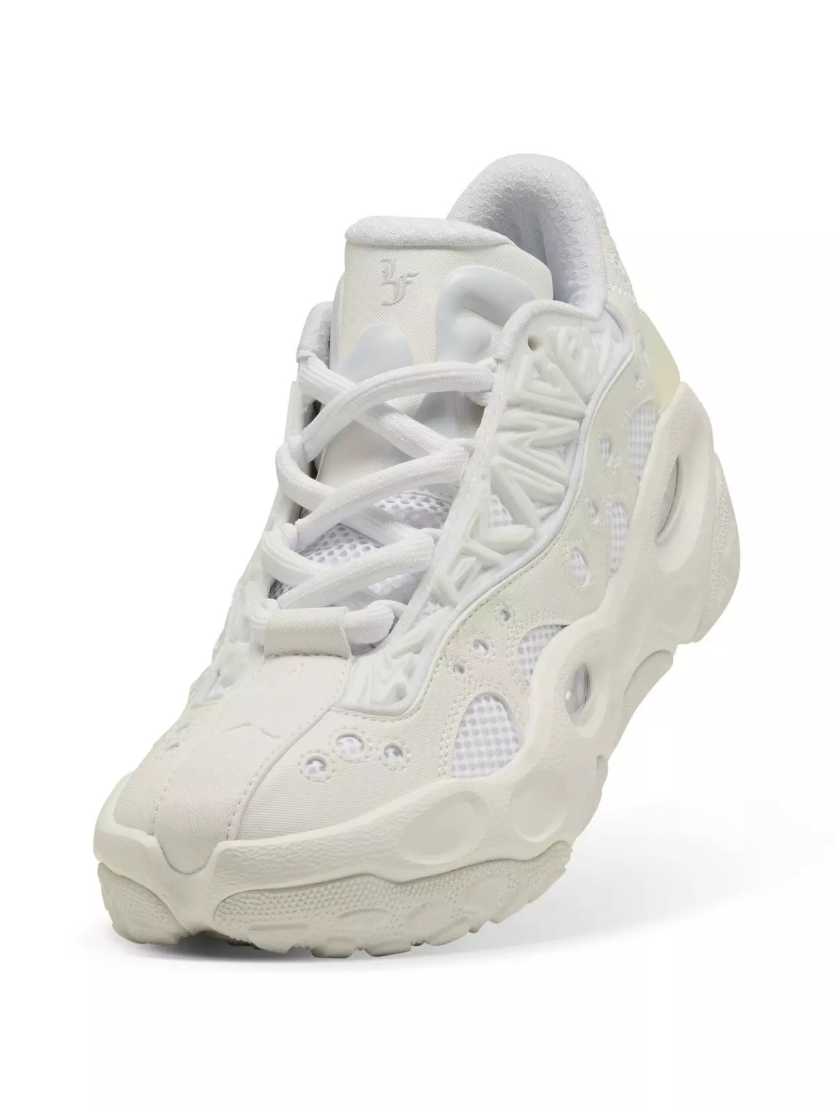 PUMA Lamelo Ball LaFrance RNR "White Glow/Silver Mist" Men's Shoe - 5