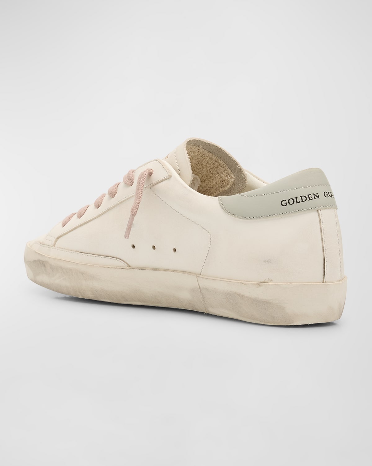 Superstar Mixed Leather Low-Top Sneakers - 4