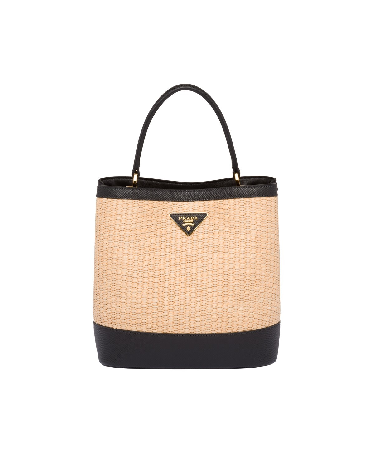 Prada Panier medium straw bag - 1