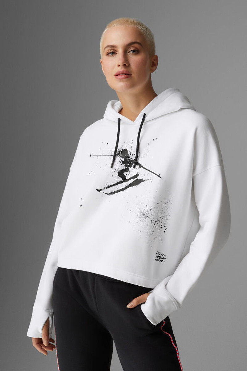 BOGNER Cosa Sweatshirt hoodie in White outlook