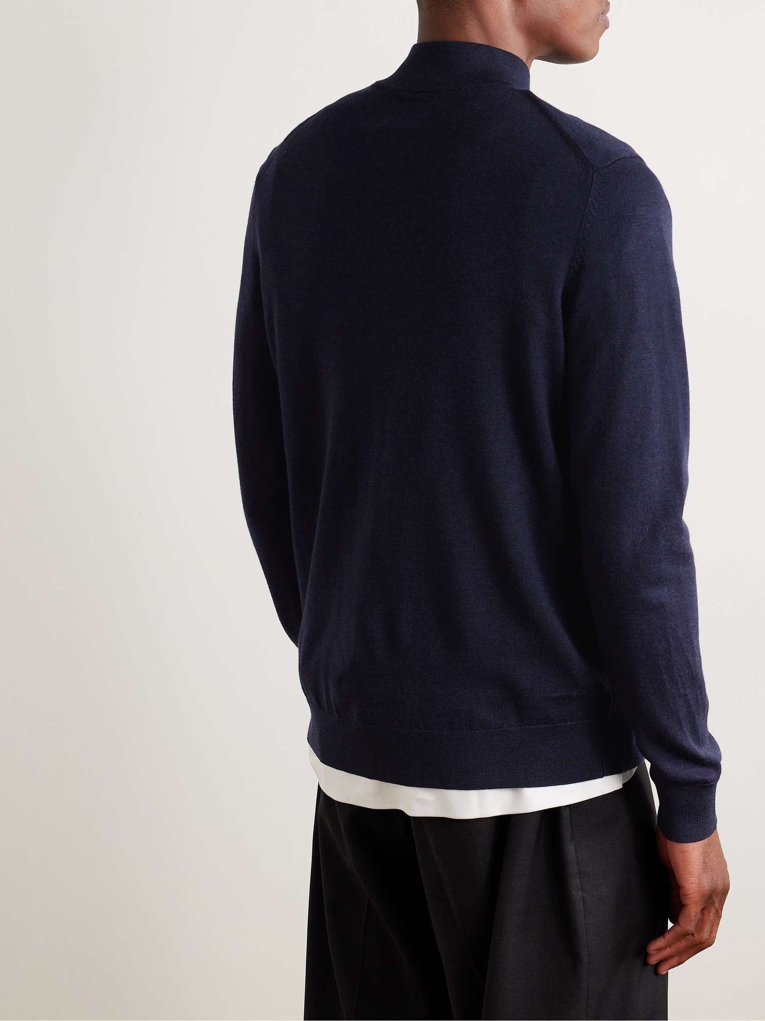 Sergio 6605 Wool Half-Zip Sweater - 3