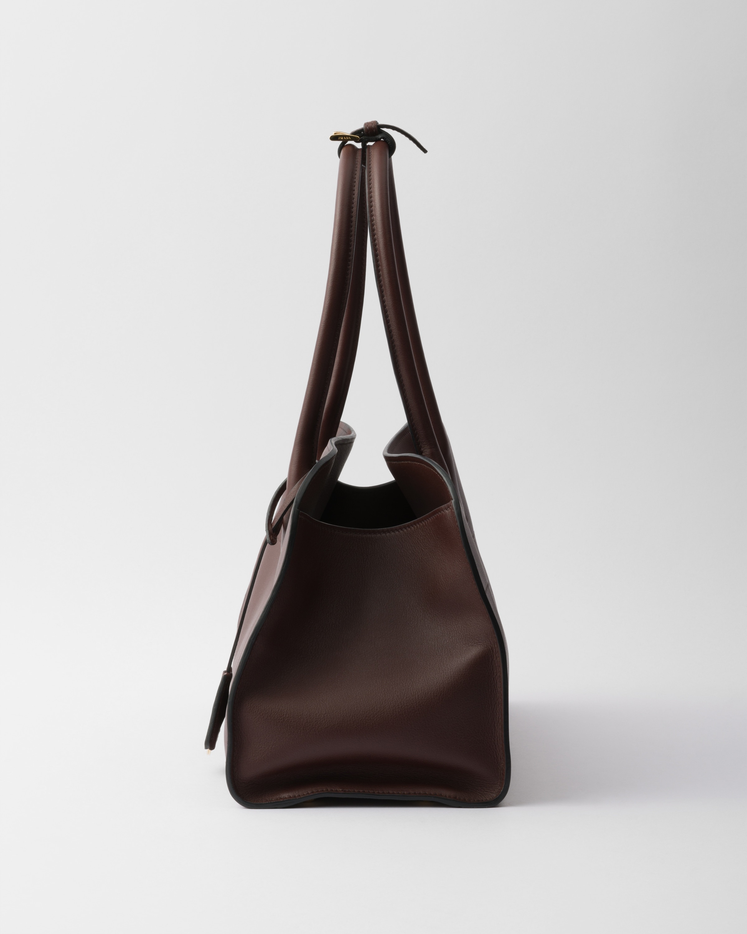 Medium leather tote bag - 5