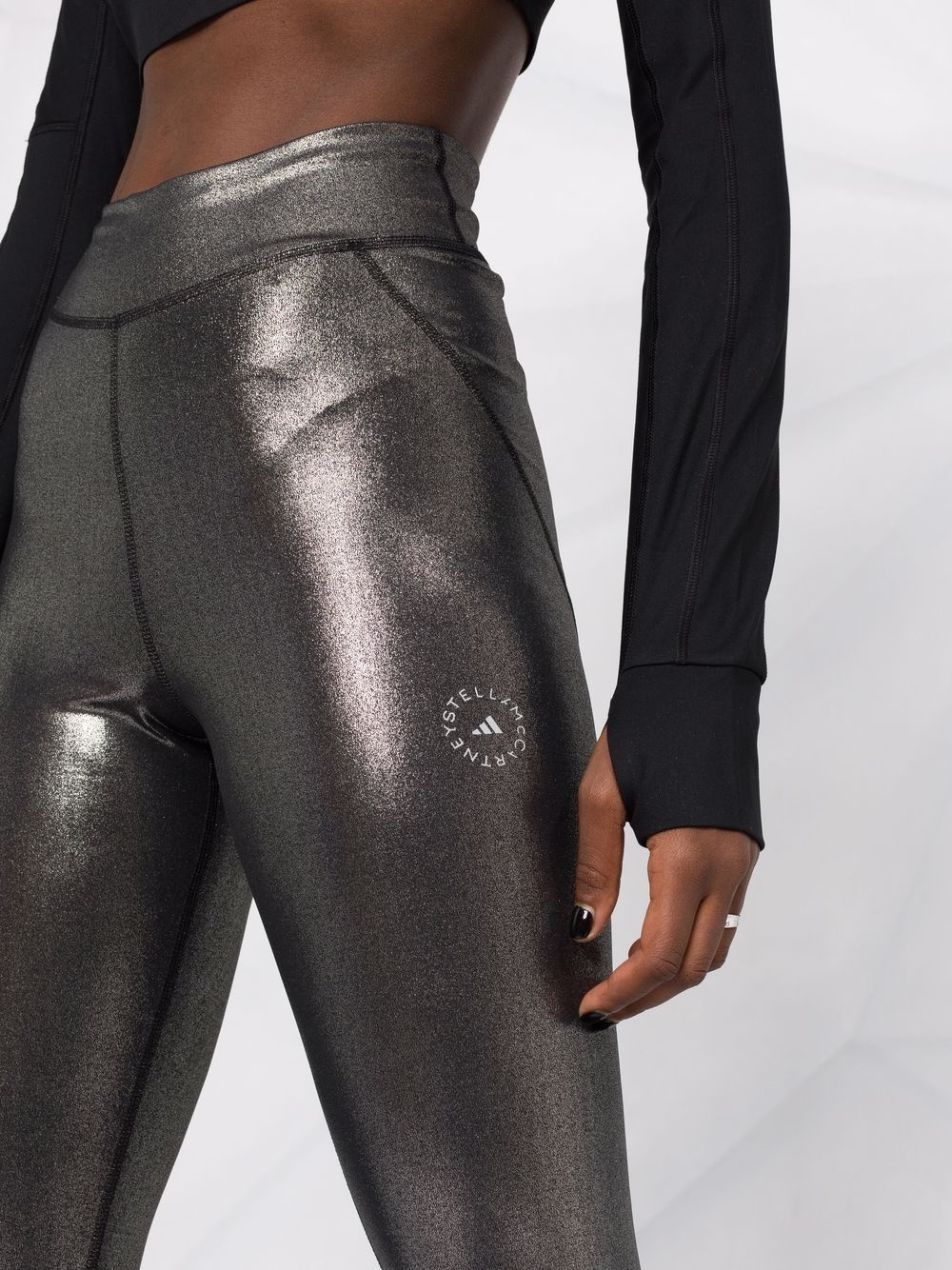 shiny training leggings - 3