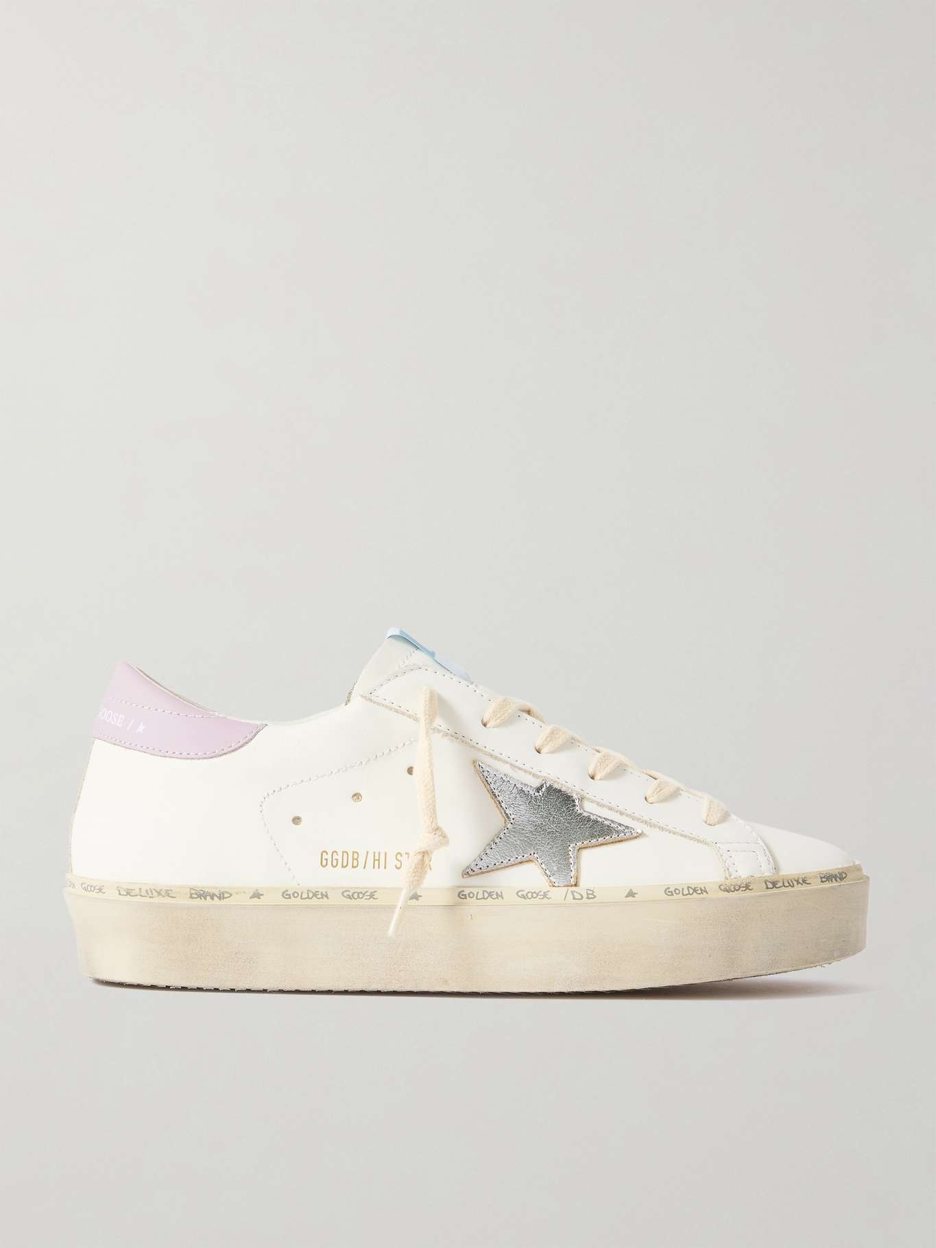 Hi Star distressed leather sneakers White - 1
