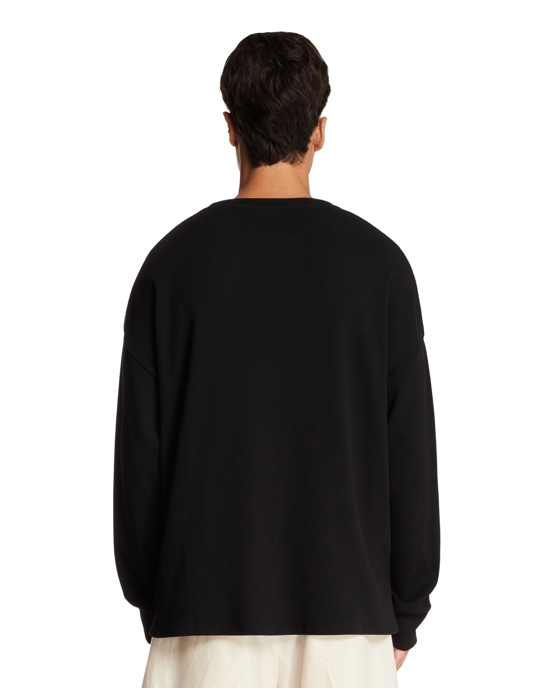Black Anagram Long-Sleeve T-Shirt - 3