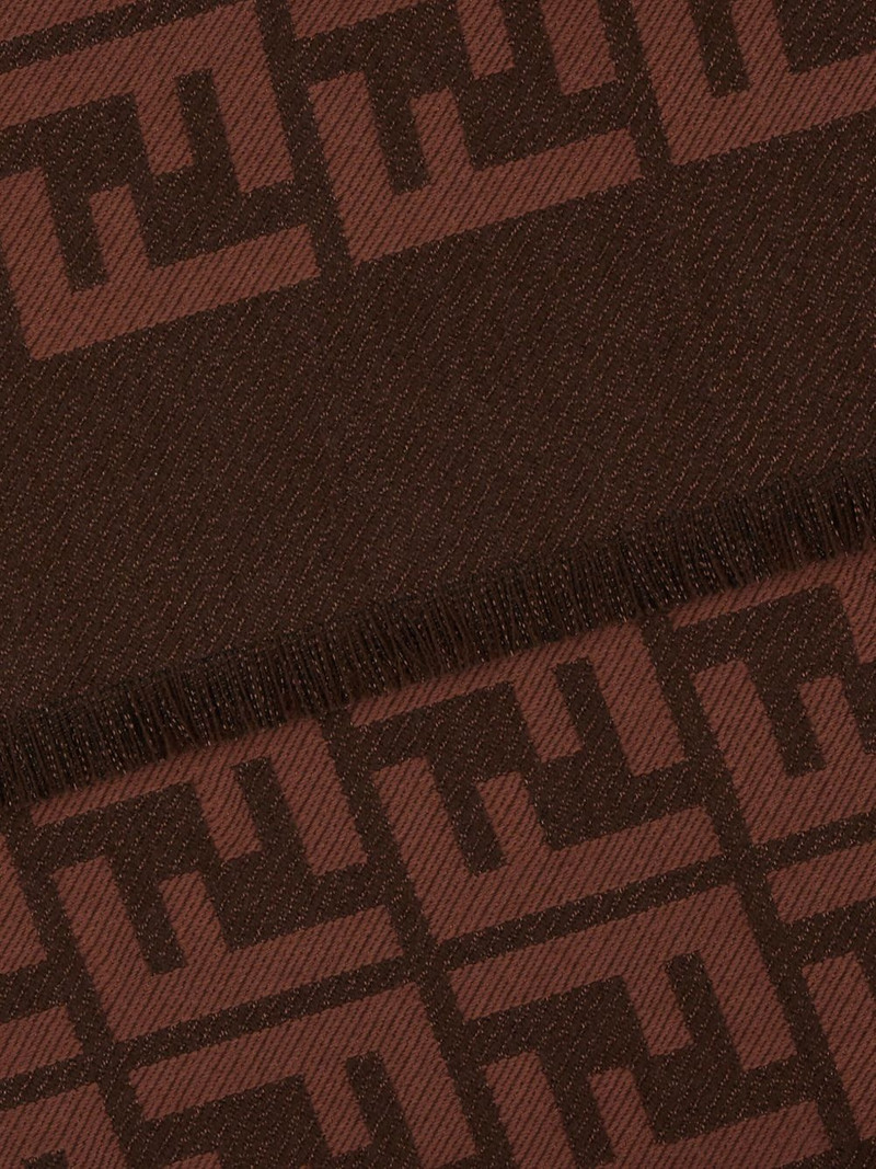 FENDI logo-jacquard scarf outlook