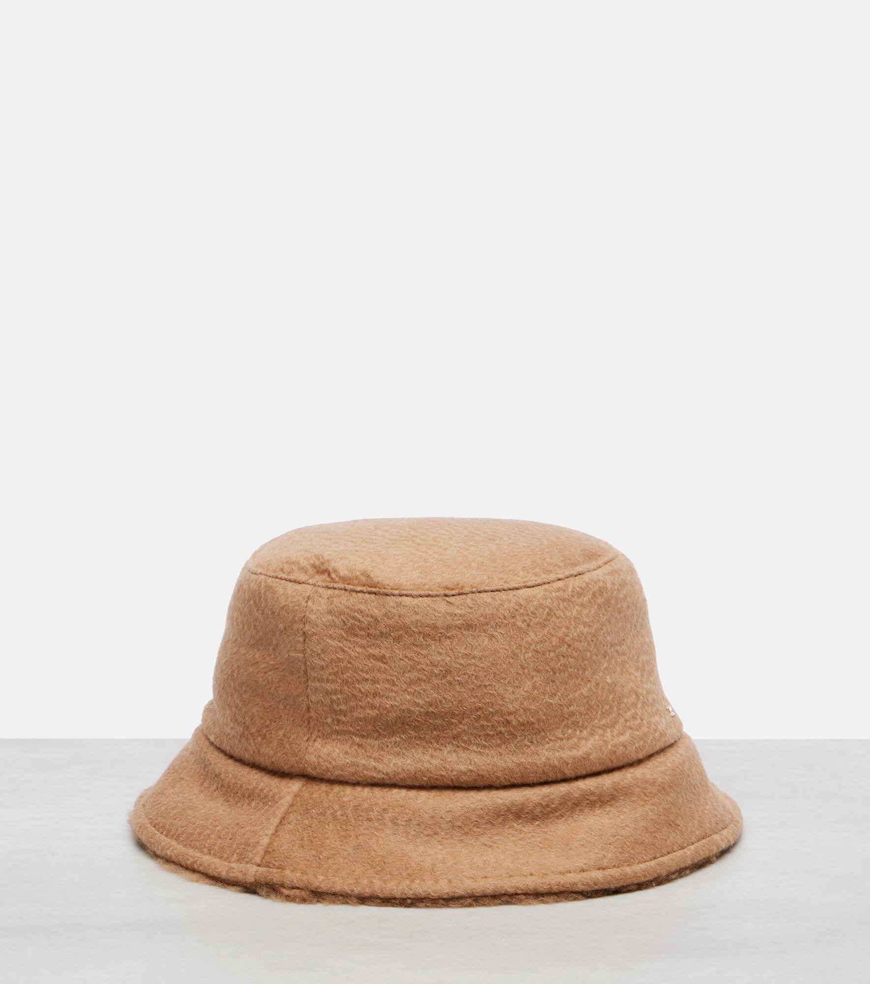 Reversible camel hair bucket hat - 4