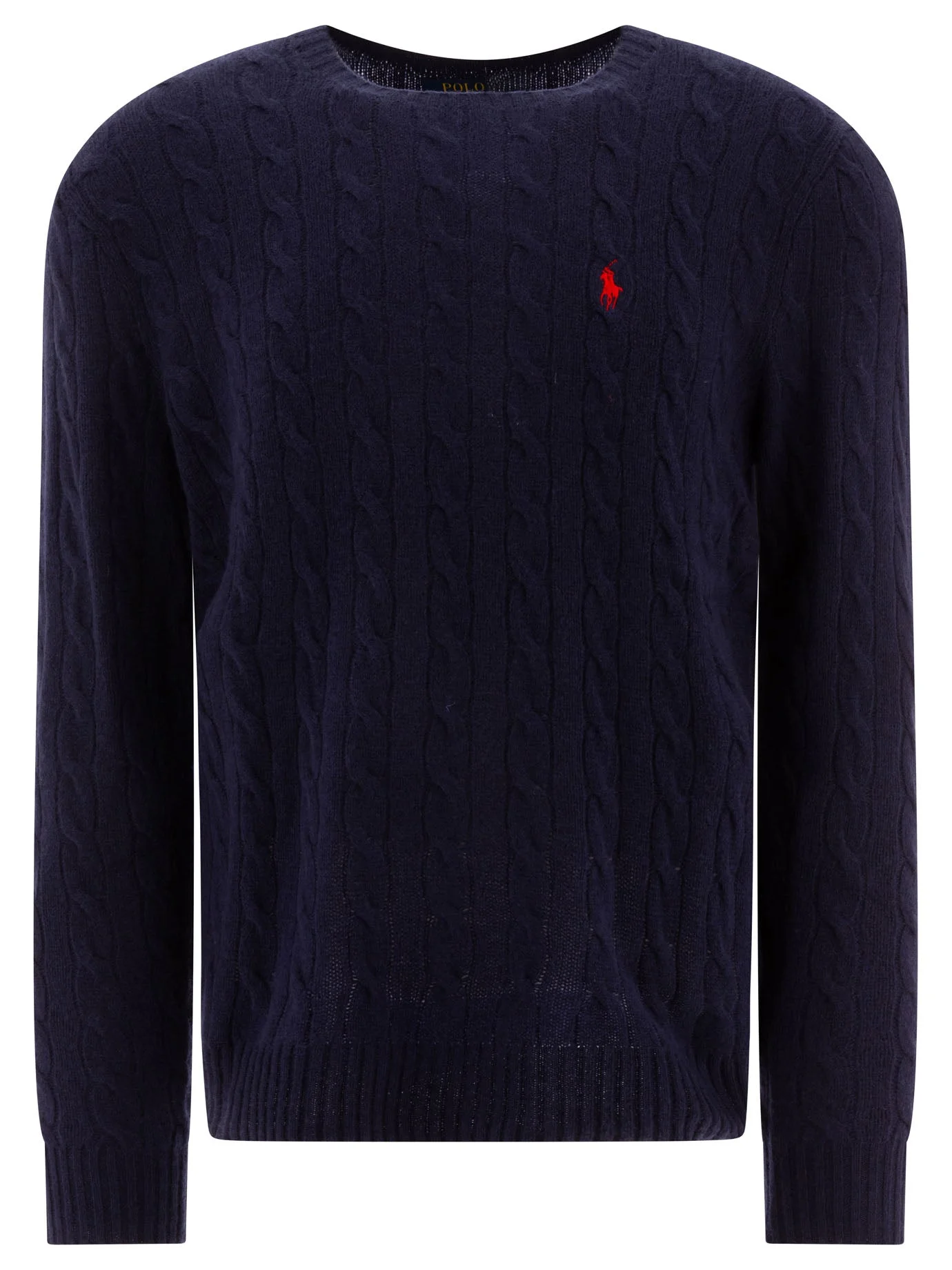 Polo Ralph Lauren Wool And Cashmere Crewneck Sweater With Logo - 1