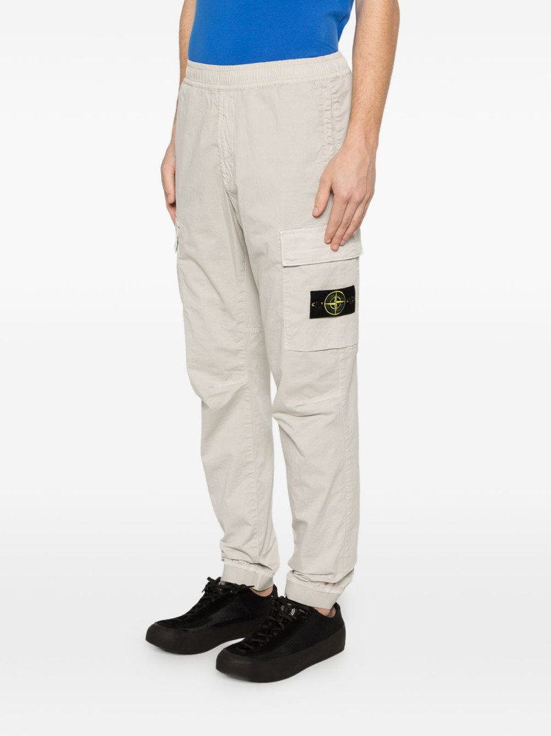 logo-patch cargo trousers 3