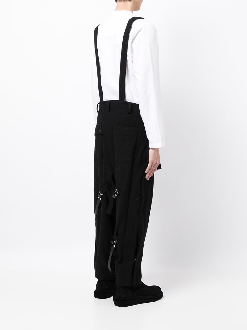 suspender-strap trousers - 4