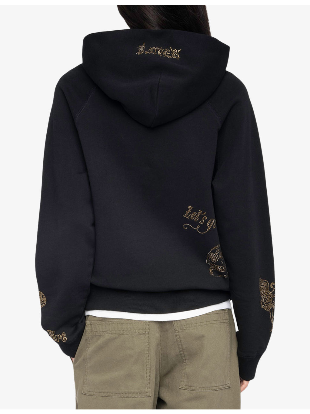Georgy Branded Cotton-Jersey Hoody - 4