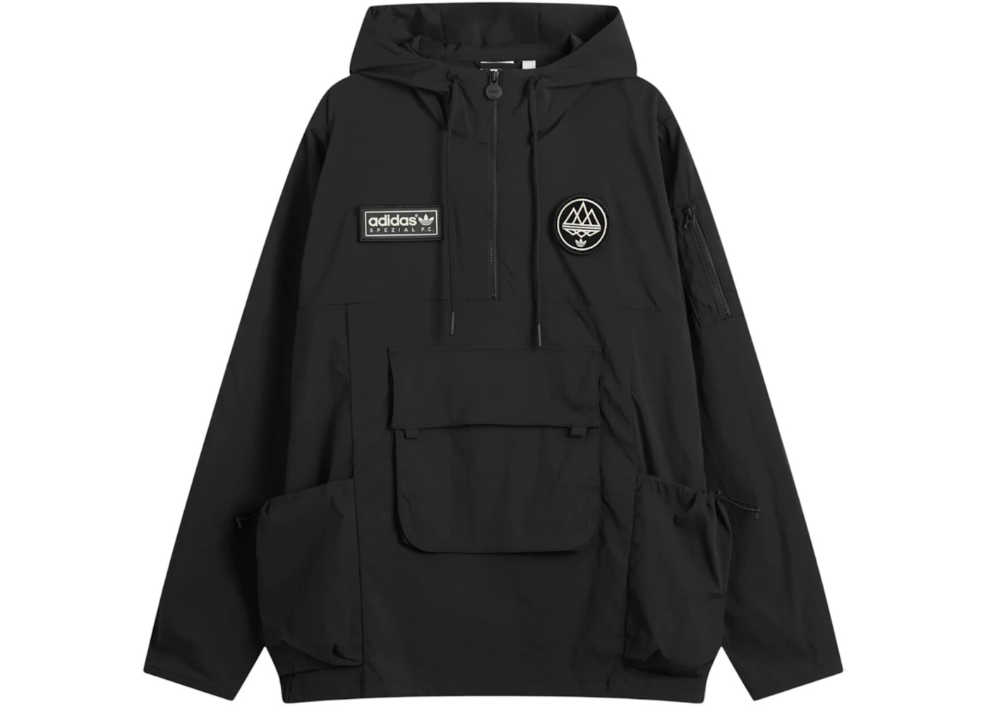 adidas x SPZL Smock F.C. Jacket Black - 1