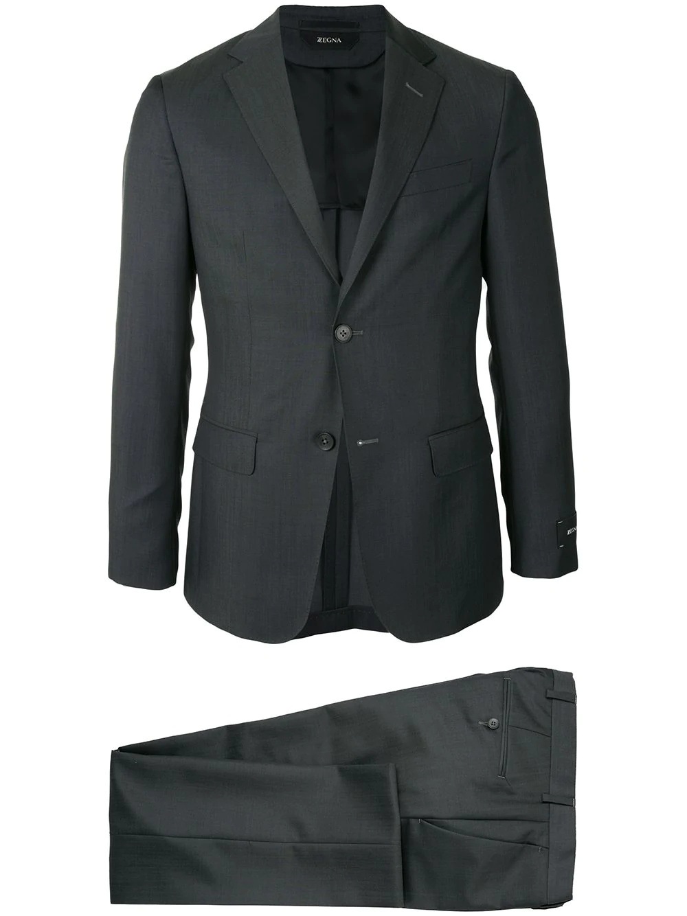 tailored two-piece suit - 1