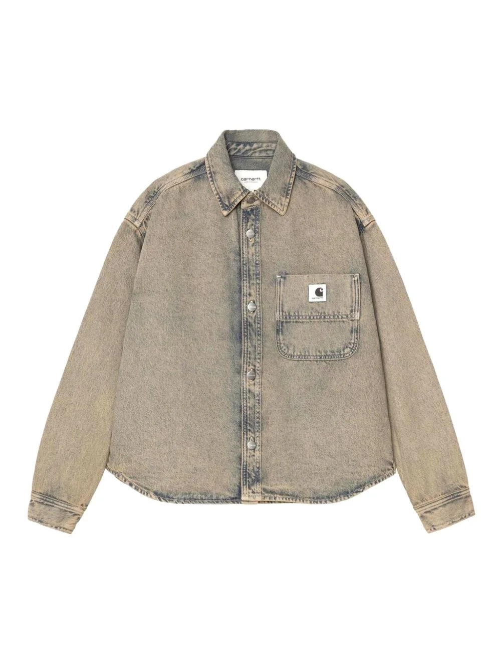 Georgia pocket-detail overshirt - 1