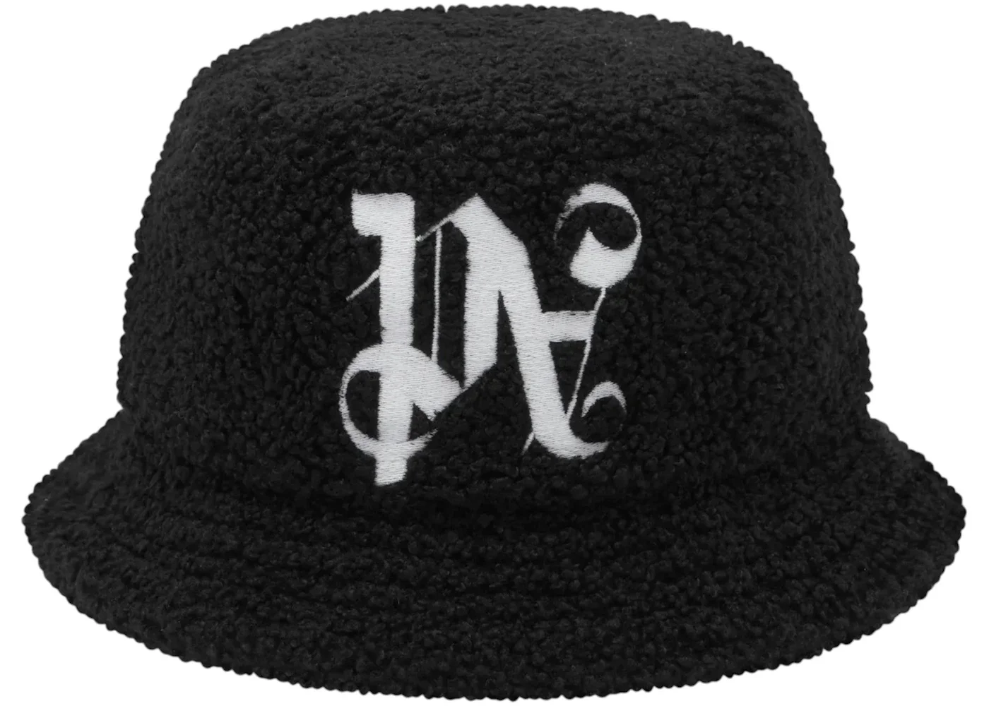 Palm Angels Monogram Bucket Hat Black/White - 1