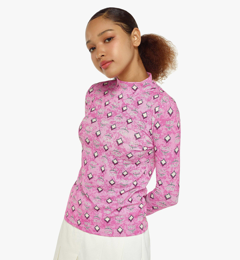 MCM Women’s Golf in the City Vintage Monogram Long Sleeve Top outlook