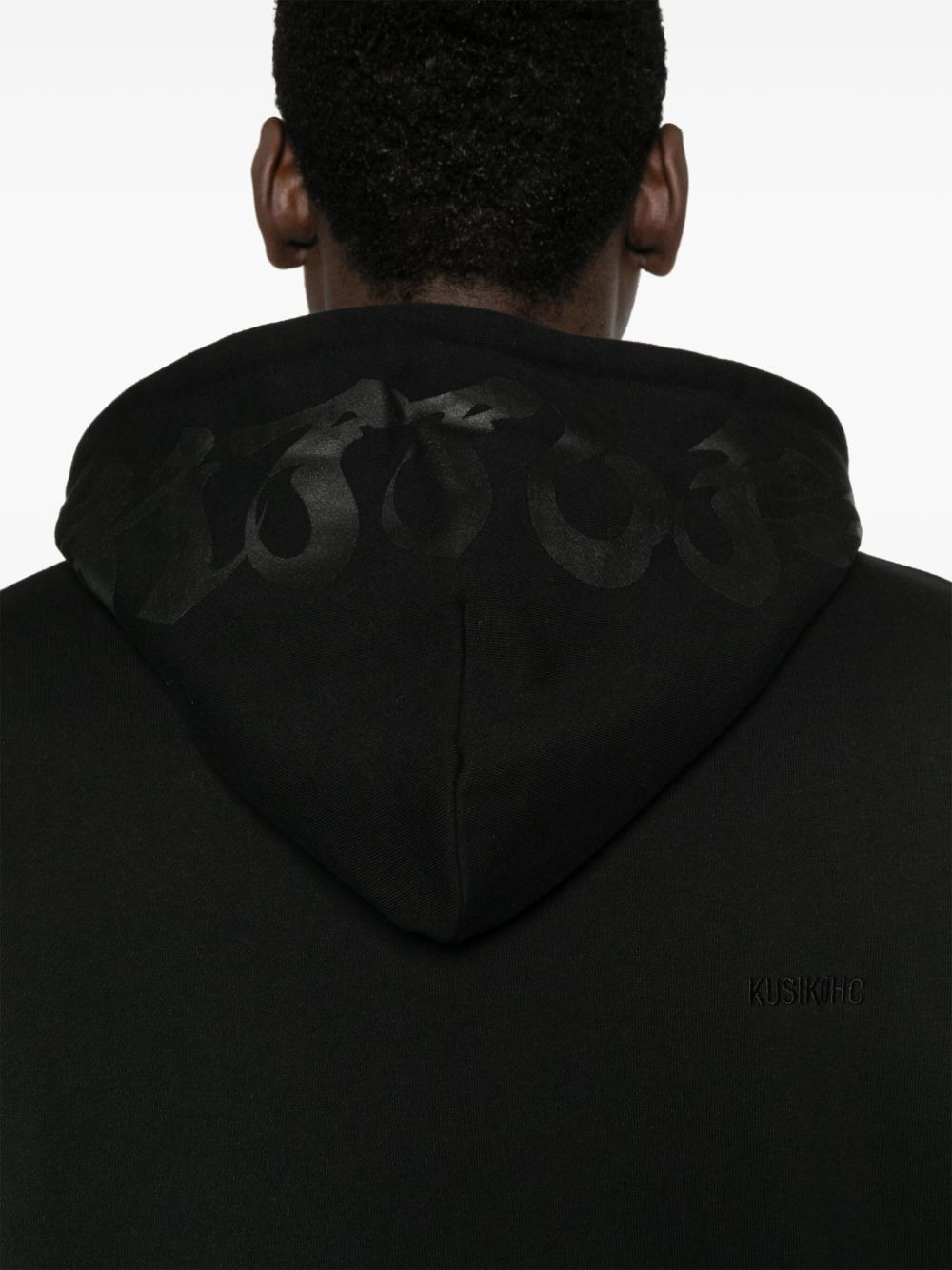 logo-embroidered hoodie - 5