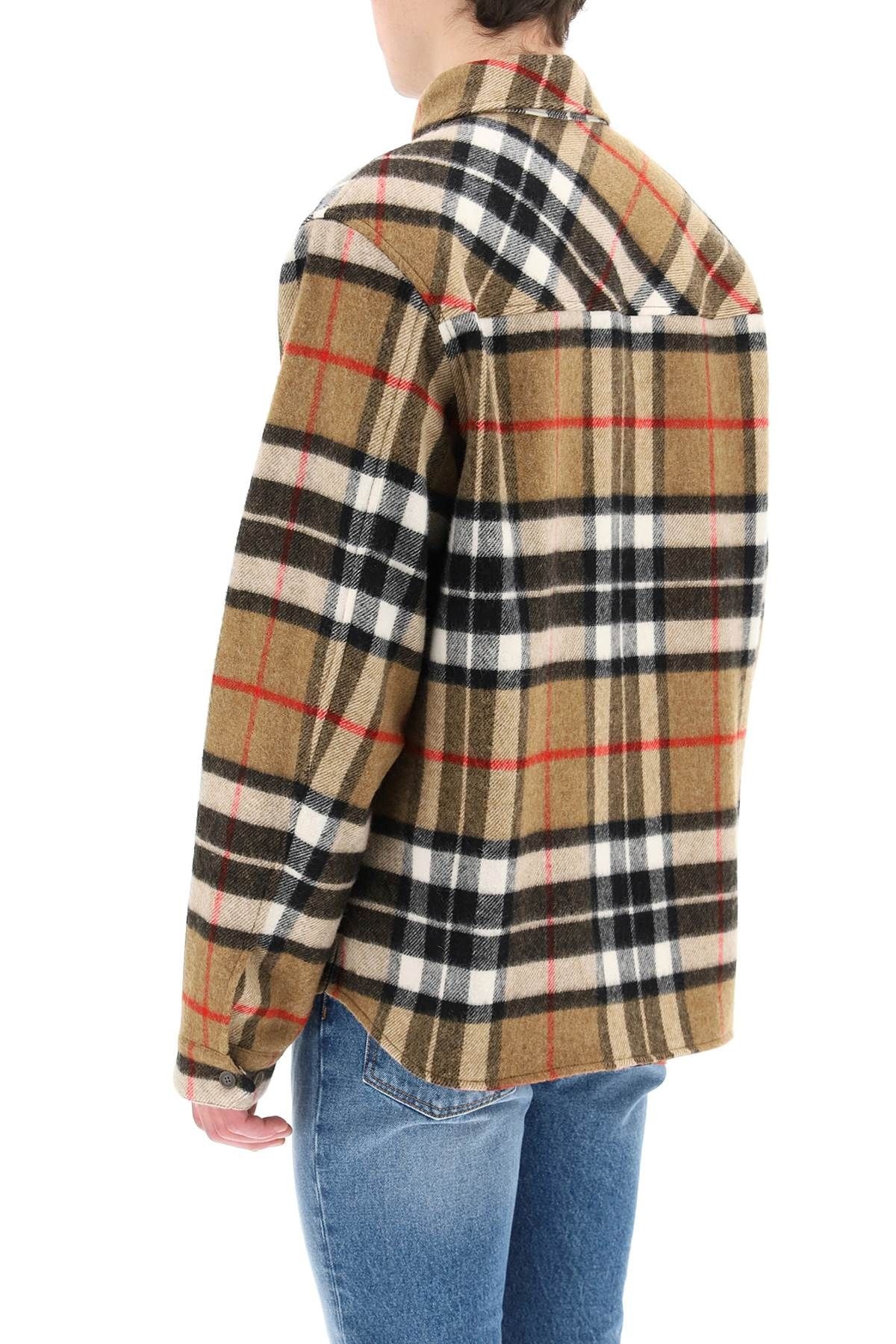 TARTAN WOOL ANORAK - 4