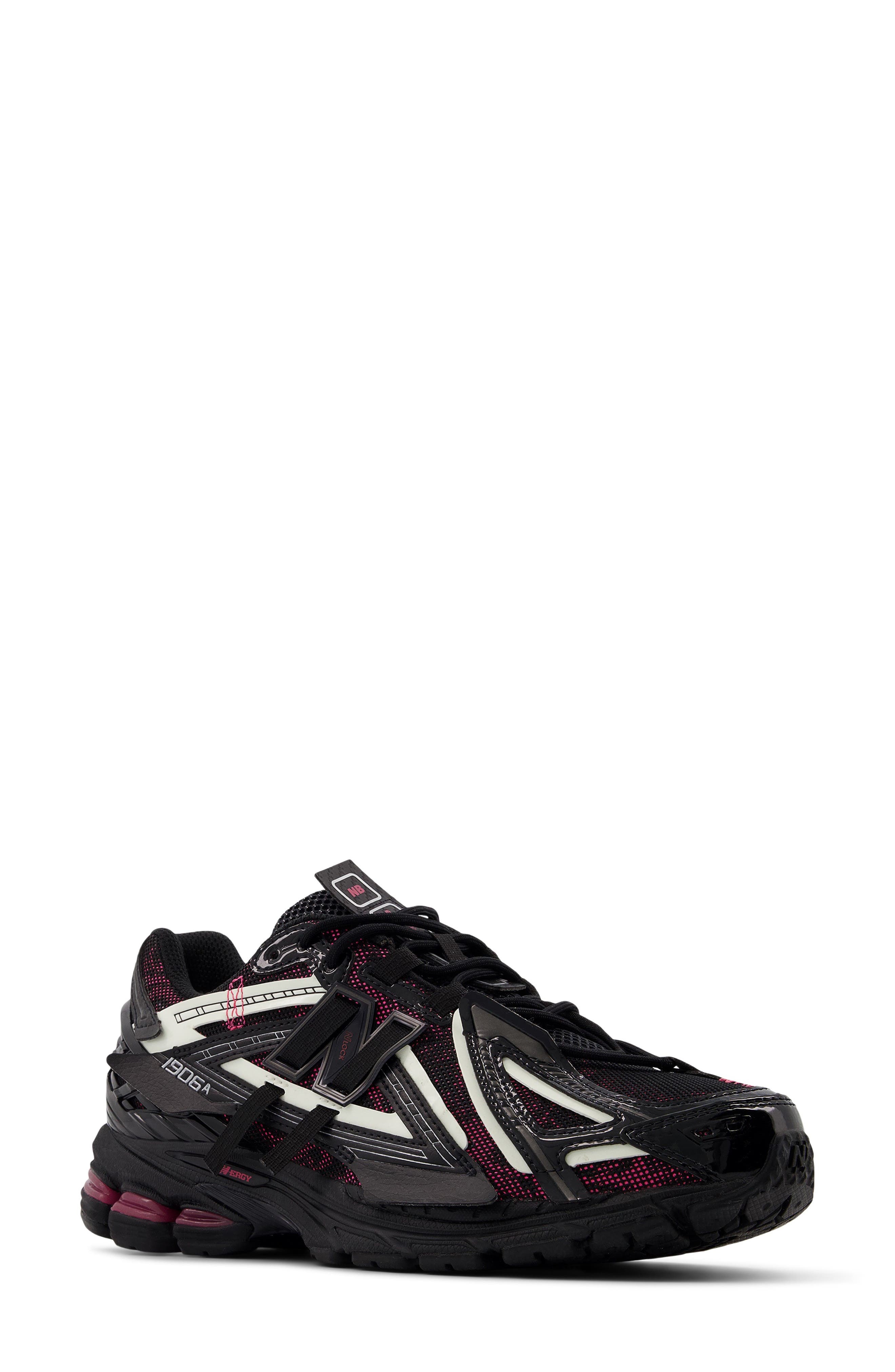 New Balance Gender Inclusive 1906A Running Shoe in Black/Dragon Berry at Nordstrom - 1