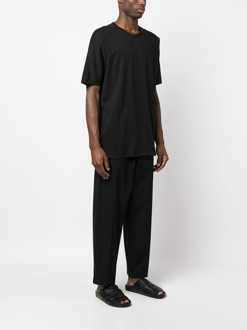 logo-patch organic cotton T-shirt - 4