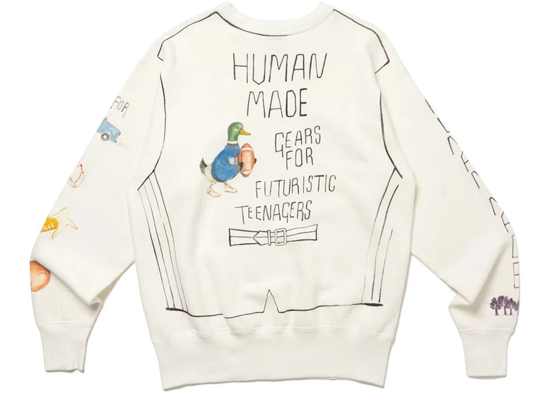 Human Made Human Made Graphic Sweatshirt White outlook