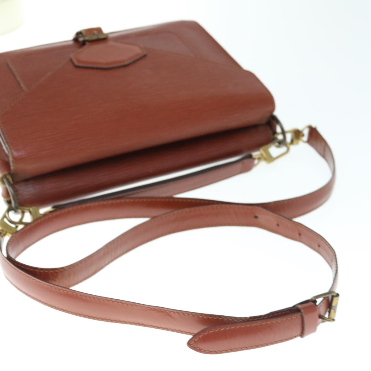 LOUIS VUITTON Epi Biface Hand Bag Brown M52323 - 7