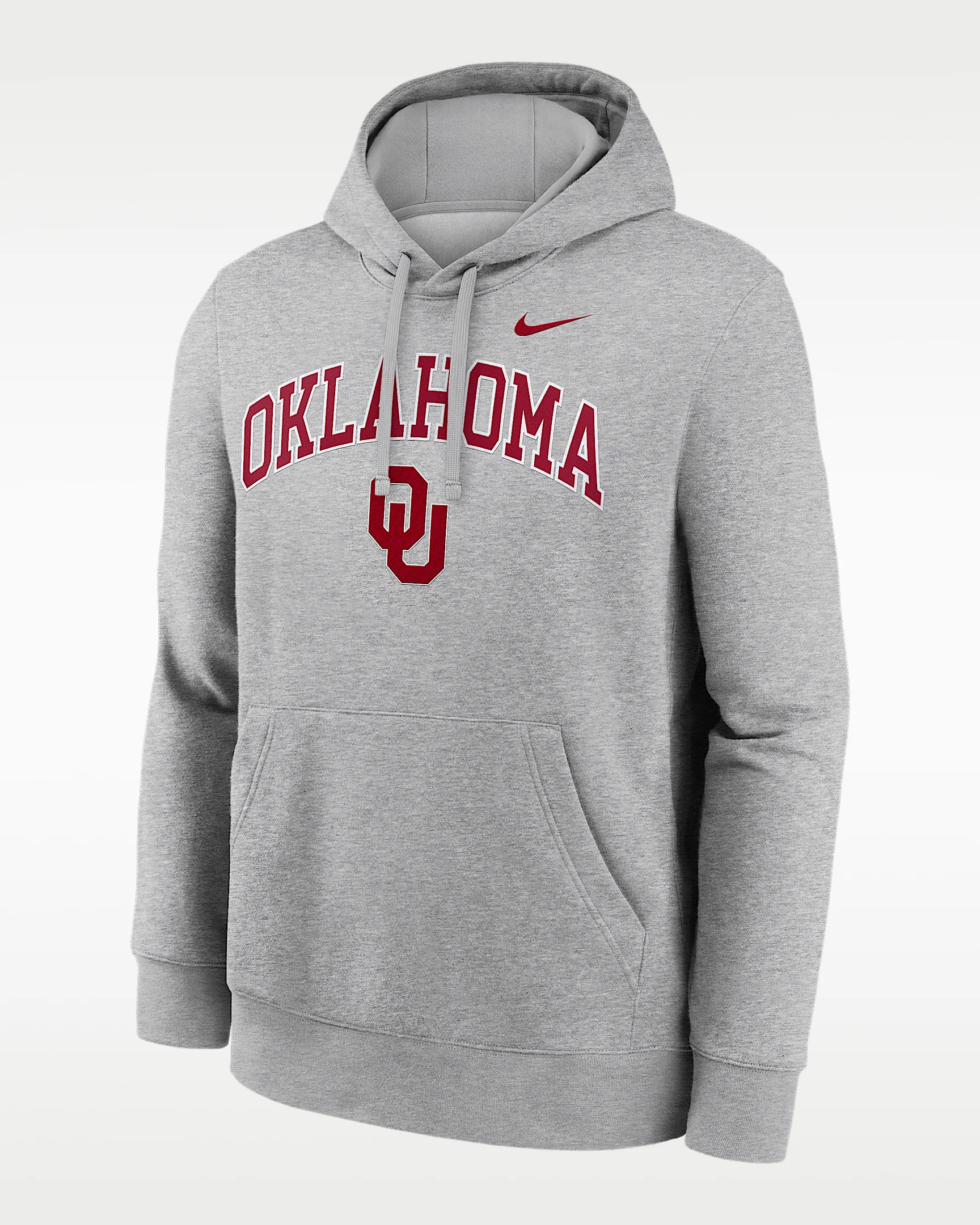 Oklahoma Arch Men's Nike College Pullover Hoodie - 1