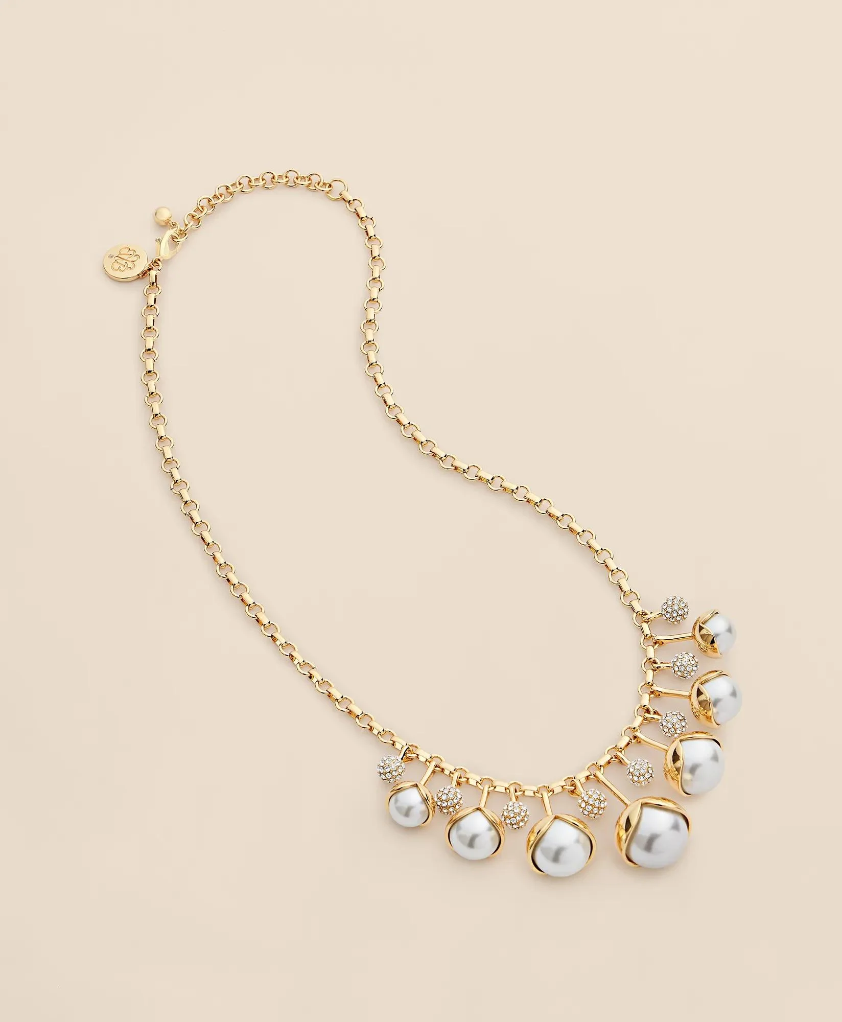 Cubic Zirconia Drop Necklace - 1