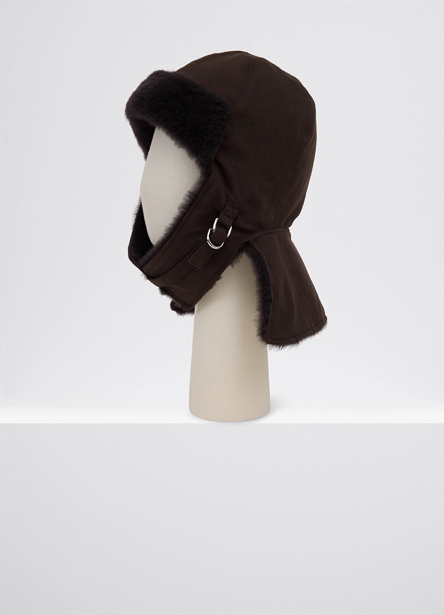 REVERSIBLE SHEARLING CHAPKA - 1