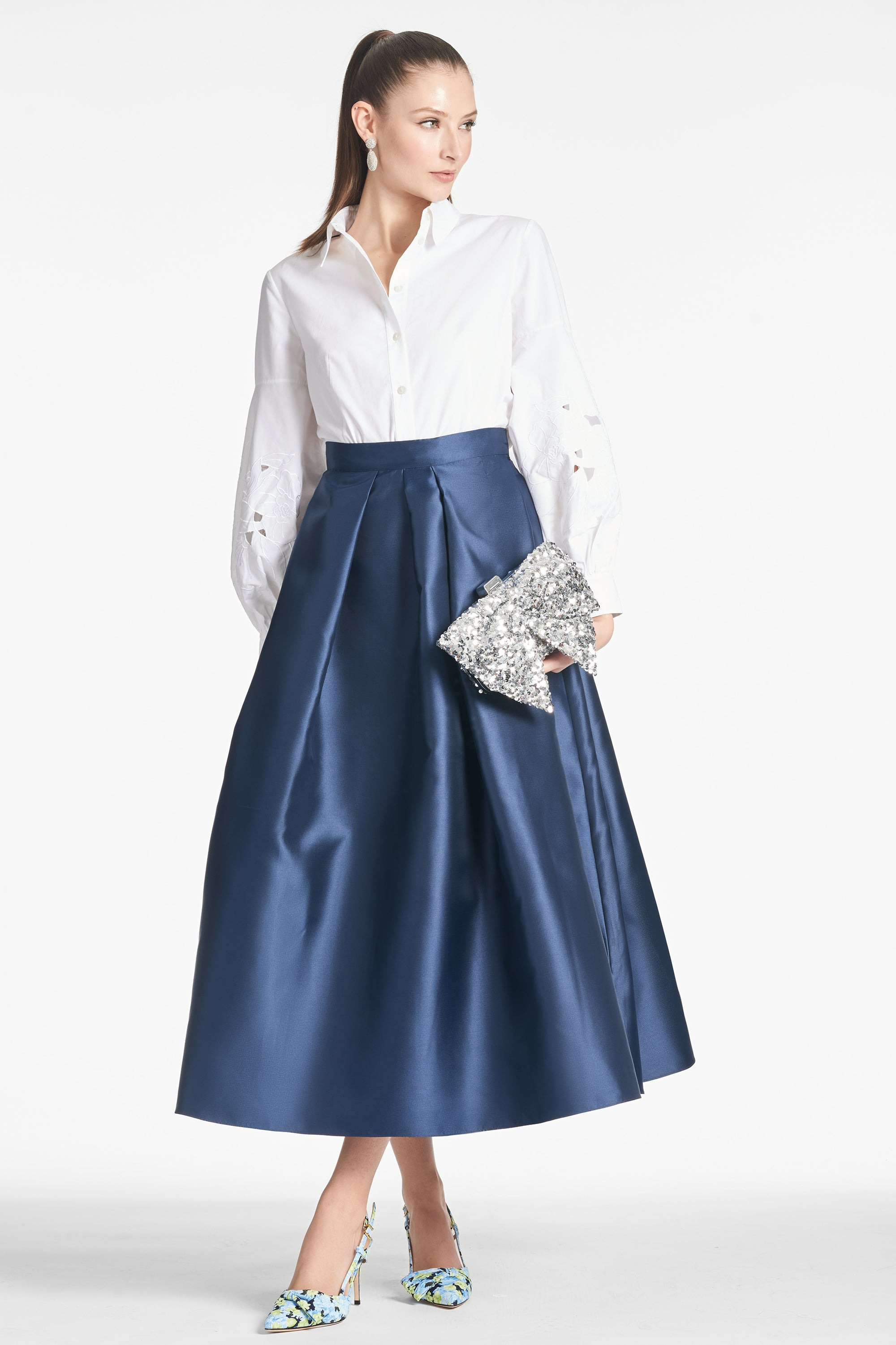 Leighton Skirt - Navy - 2