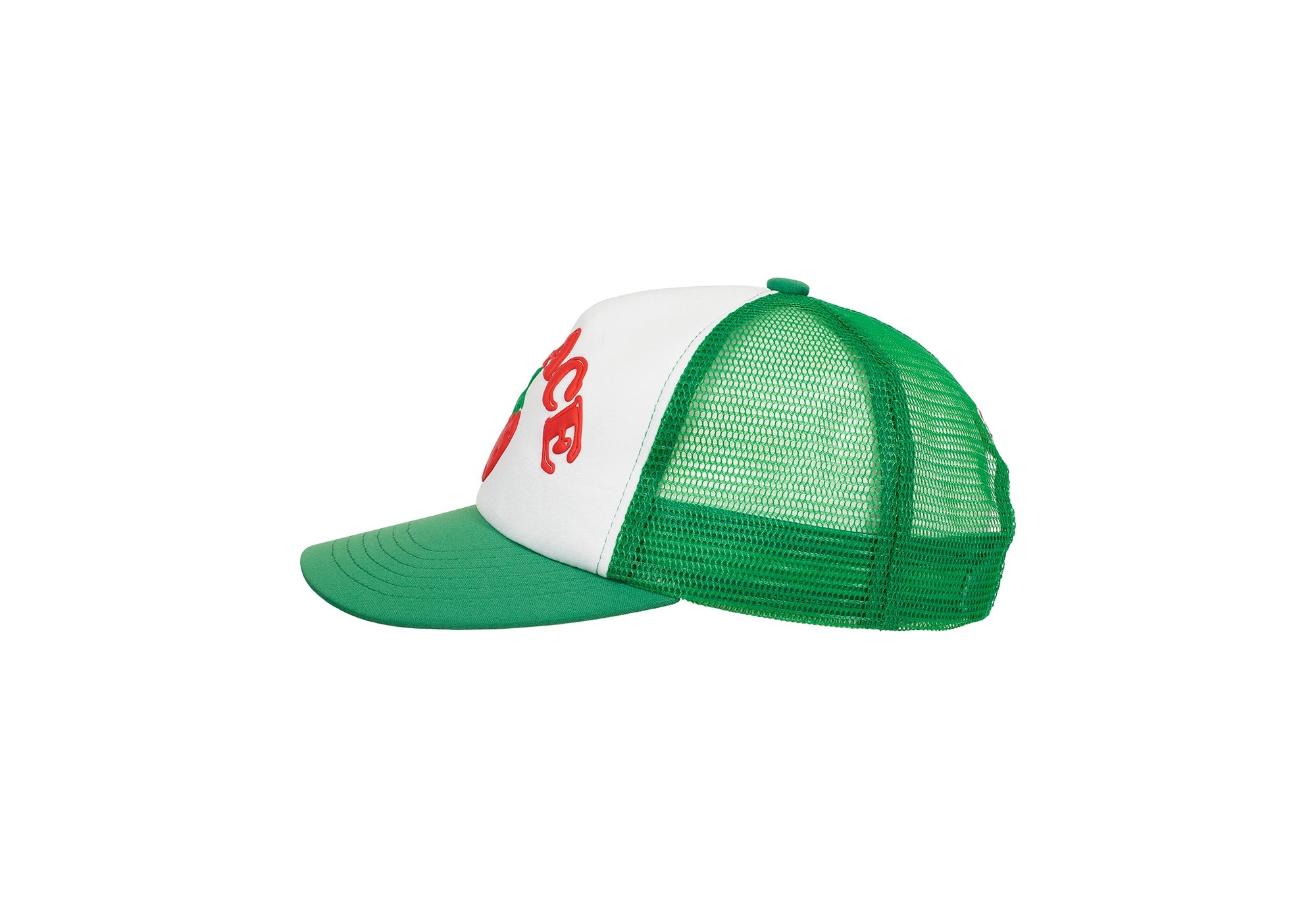STRAWBERRY TRUCKER HAT GREEN - 3