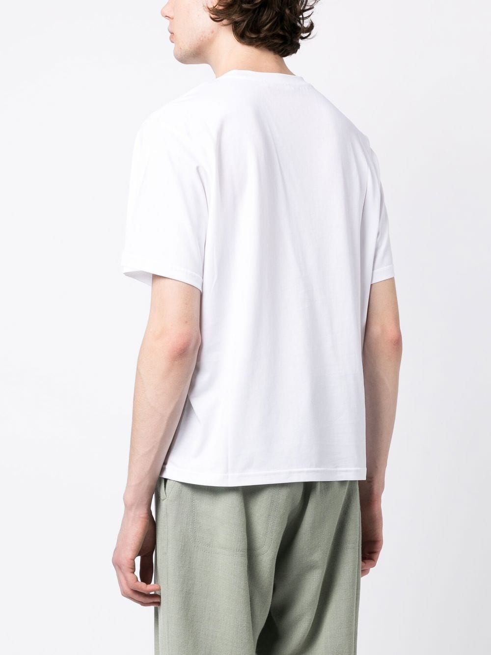 eyelet-detail short-sleeve T-shirt - 4