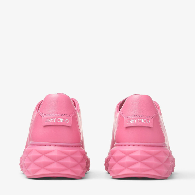 Diamond Light Maxi/F
Candy Pink Nappa Leather Low-Top Trainers with Platform Sole 6